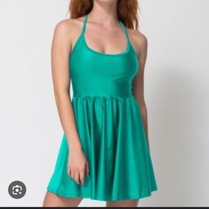 American Apparel Disco Halter Dress
